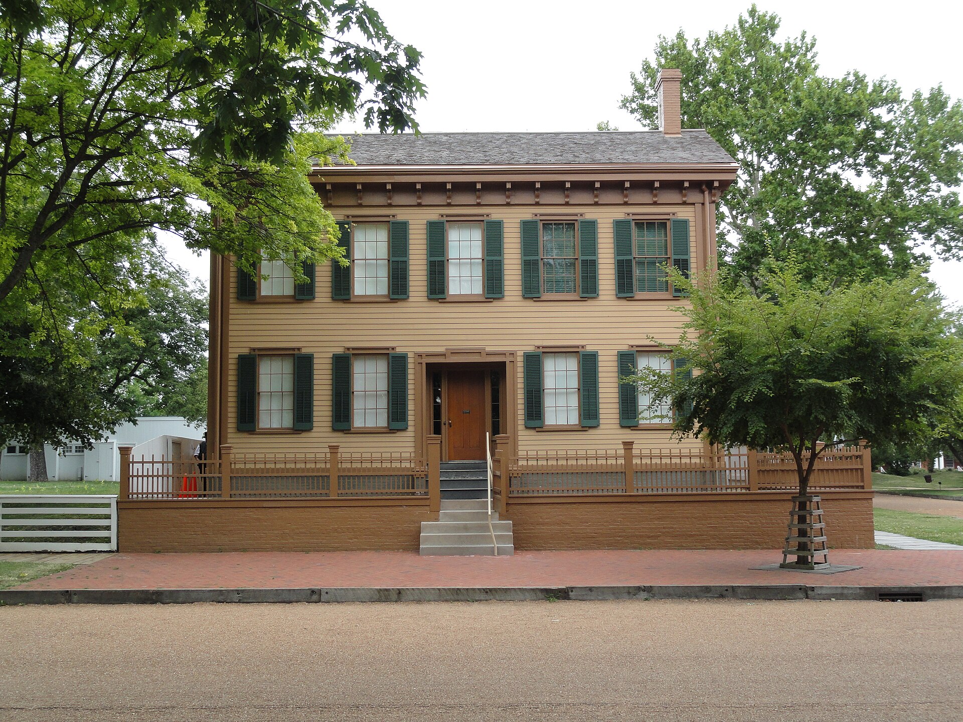 Lincoln's home in Springfield, Illinois, before he rose to the presidency.