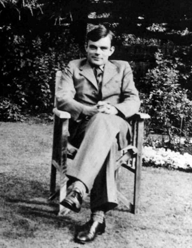 Turing in the 1930s, around the time he conceived his universal machine.