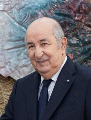 Abdelmadjid Tebboune, president of Algeria since 2019. He came to power after the Hirak protest movement forced out his long-ruling predecessor, though the military-backed system that has governed Algeria since independence remained largely in place.