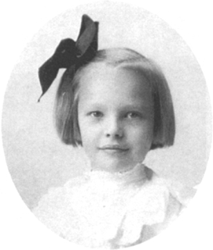 Amelia Earhart as a child; her adventurous spirit showed early.