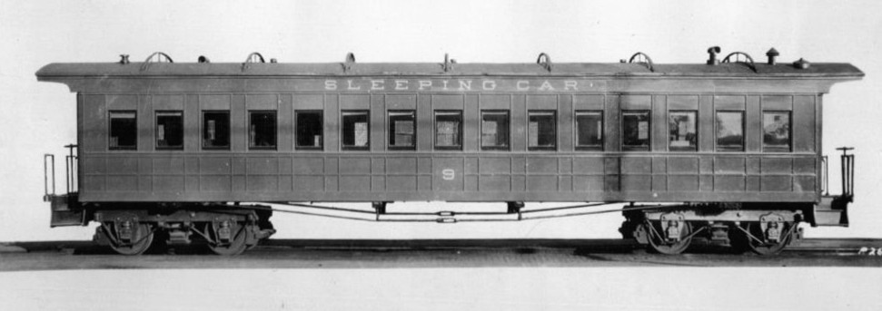 A Pullman sleeping car, the kind of early investment that helped build Carnegie's fortune.