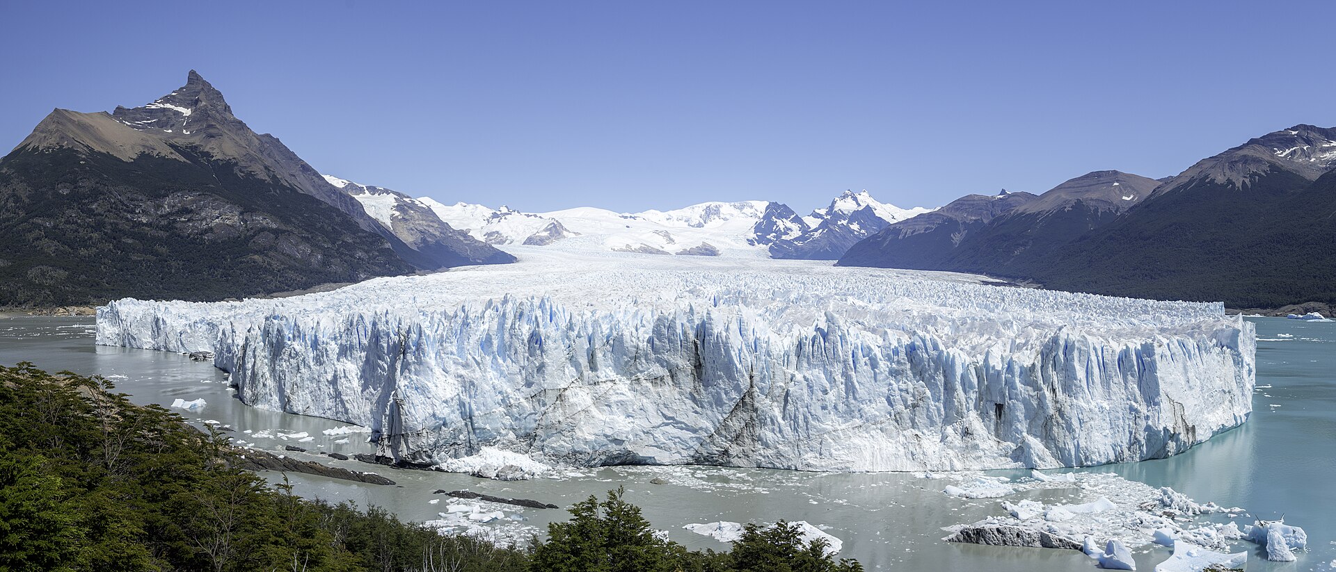 The Perito Moreno glacier in Patagonia, one of the few advancing glaciers on Earth, in Argentina's far, windswept south.