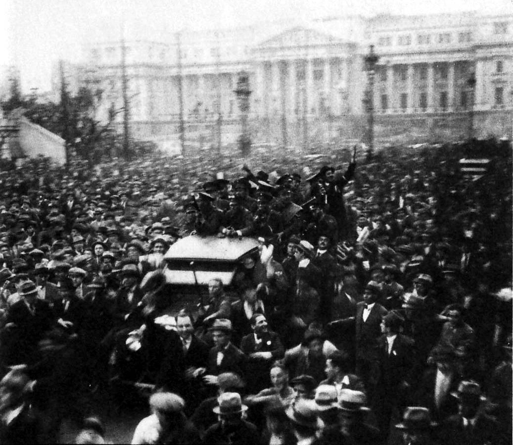 Crowds outside the National Congress in Buenos Aires. Mass mobilisation has been a recurring force in Argentina's turbulent modern politics.
