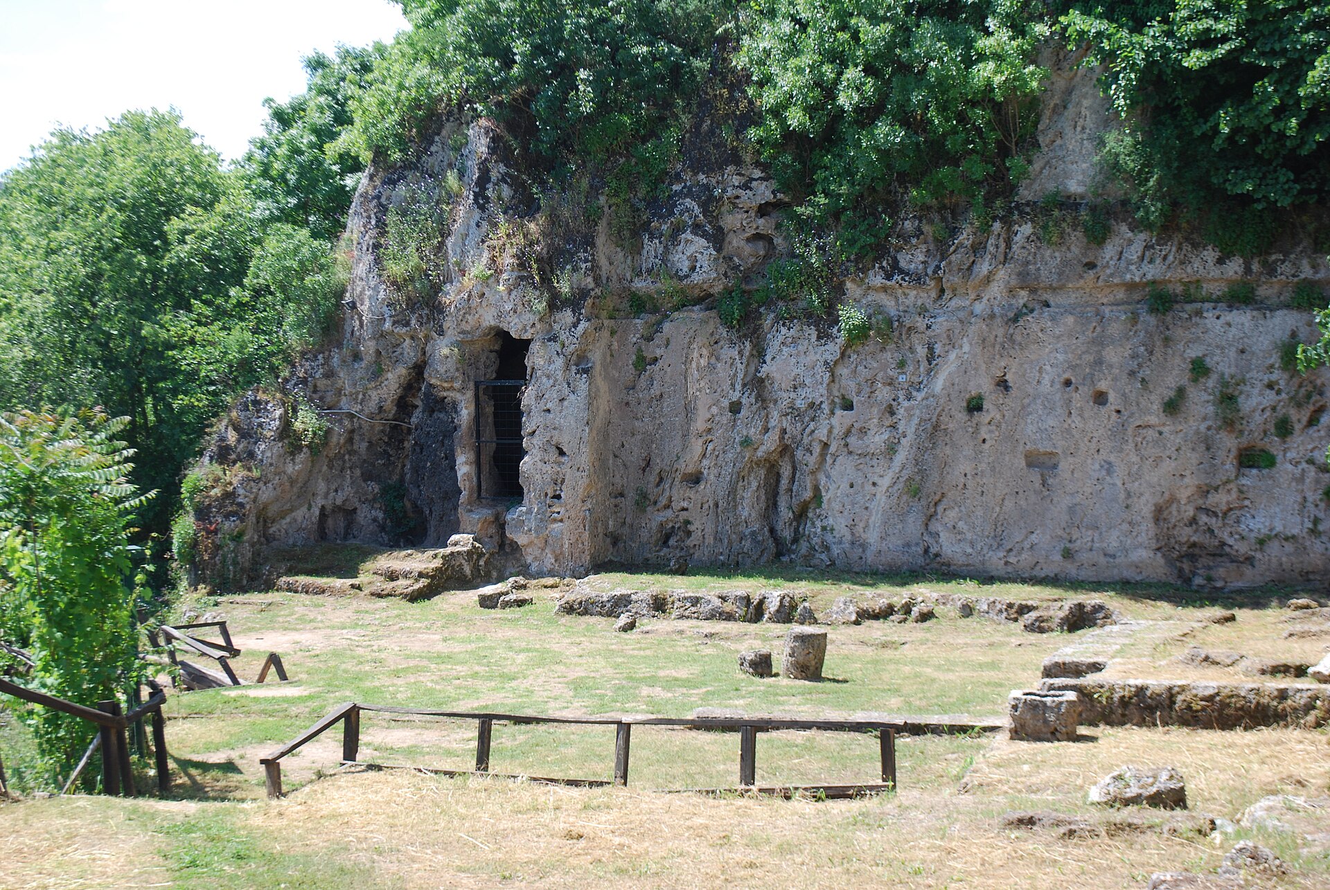 The site of Aristotle's school in Macedonia, where he once taught.