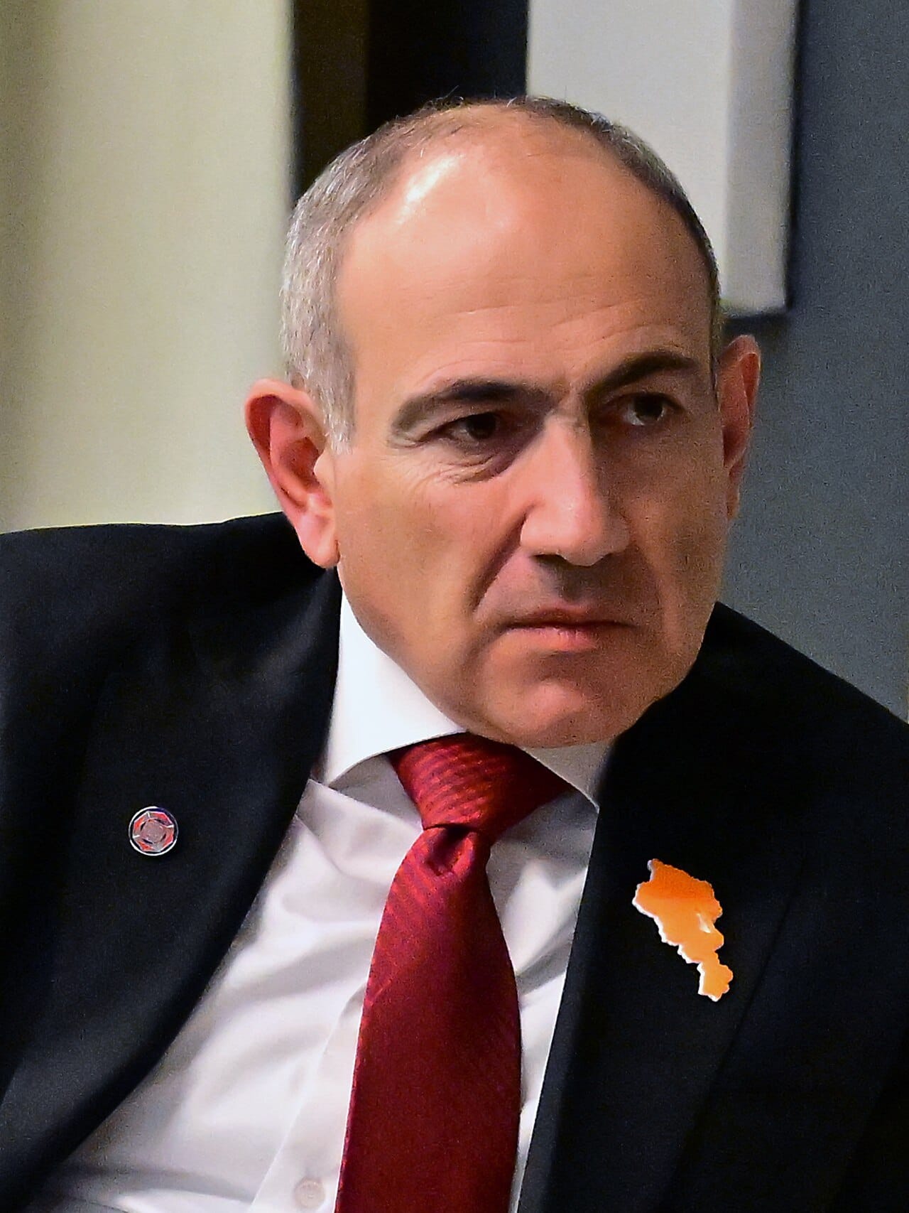 Nikol Pashinyan, who became prime minister in 2018 after the peaceful Velvet Revolution and won re-election in June 2026. His government has steered Armenia away from Russia and toward the West while seeking peace with Azerbaijan.