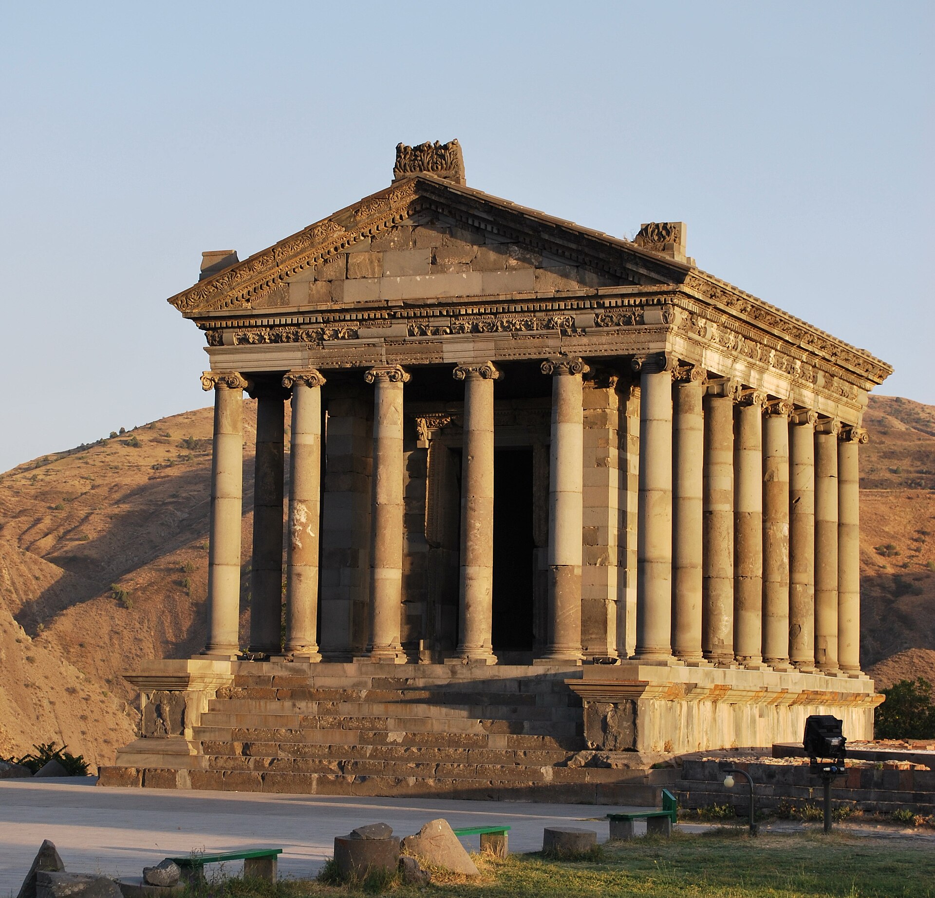 The Garni Temple, a rare survival of the pre-Christian, Hellenistic past of ancient Armenia. Credit: Gnvard (CC BY-SA 3.0).