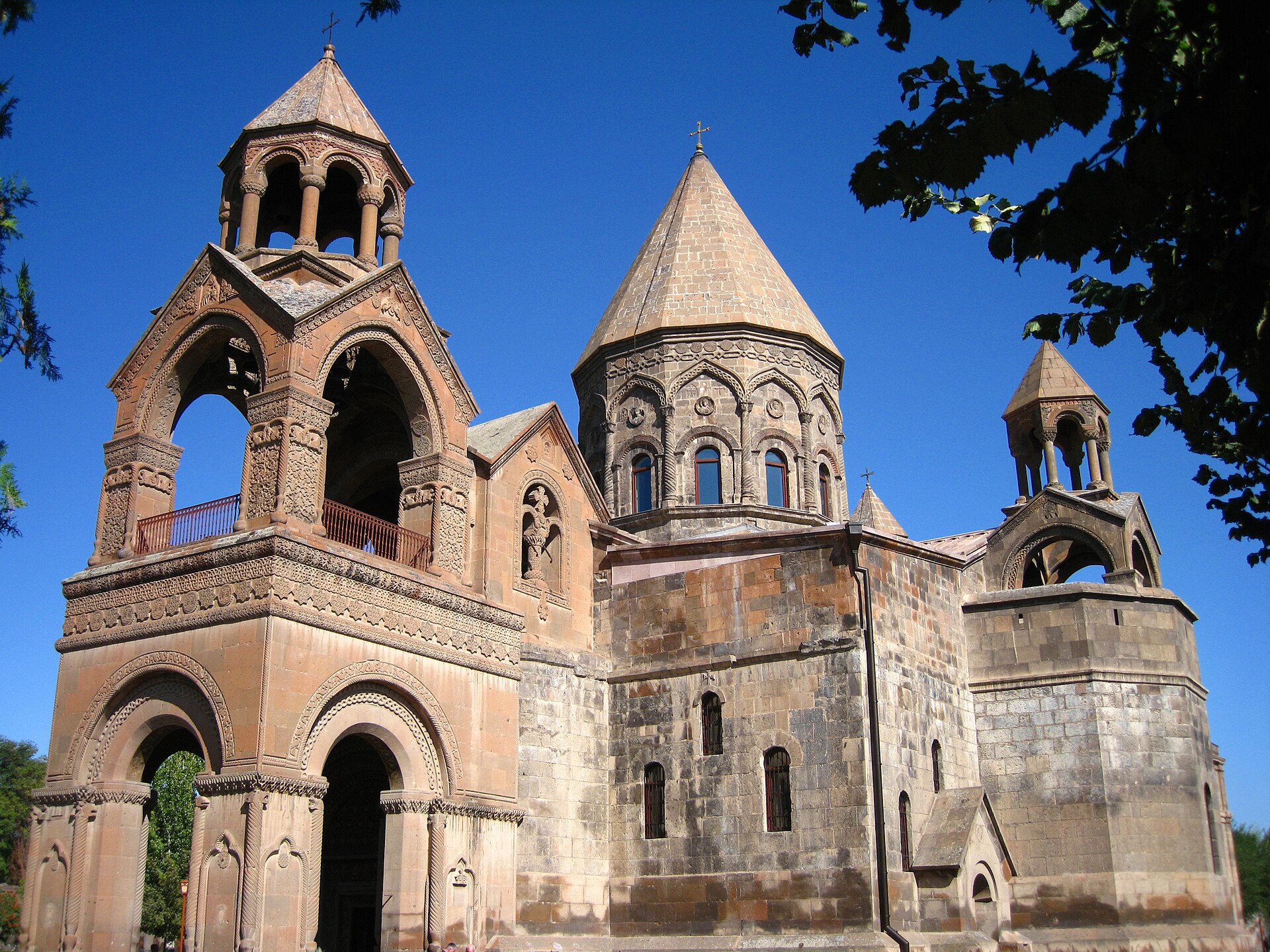 Etchmiadzin Cathedral, the mother church of Armenia, in a nation that was the first to adopt Christianity. Credit: Butcher (CC BY 3.0).