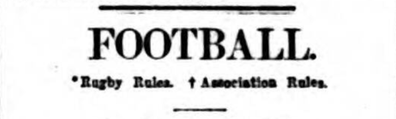 A newspaper football report from 1910. Codification produced a game consistent enough for competition, league tables and mass spectatorship, all of which followed quickly.
