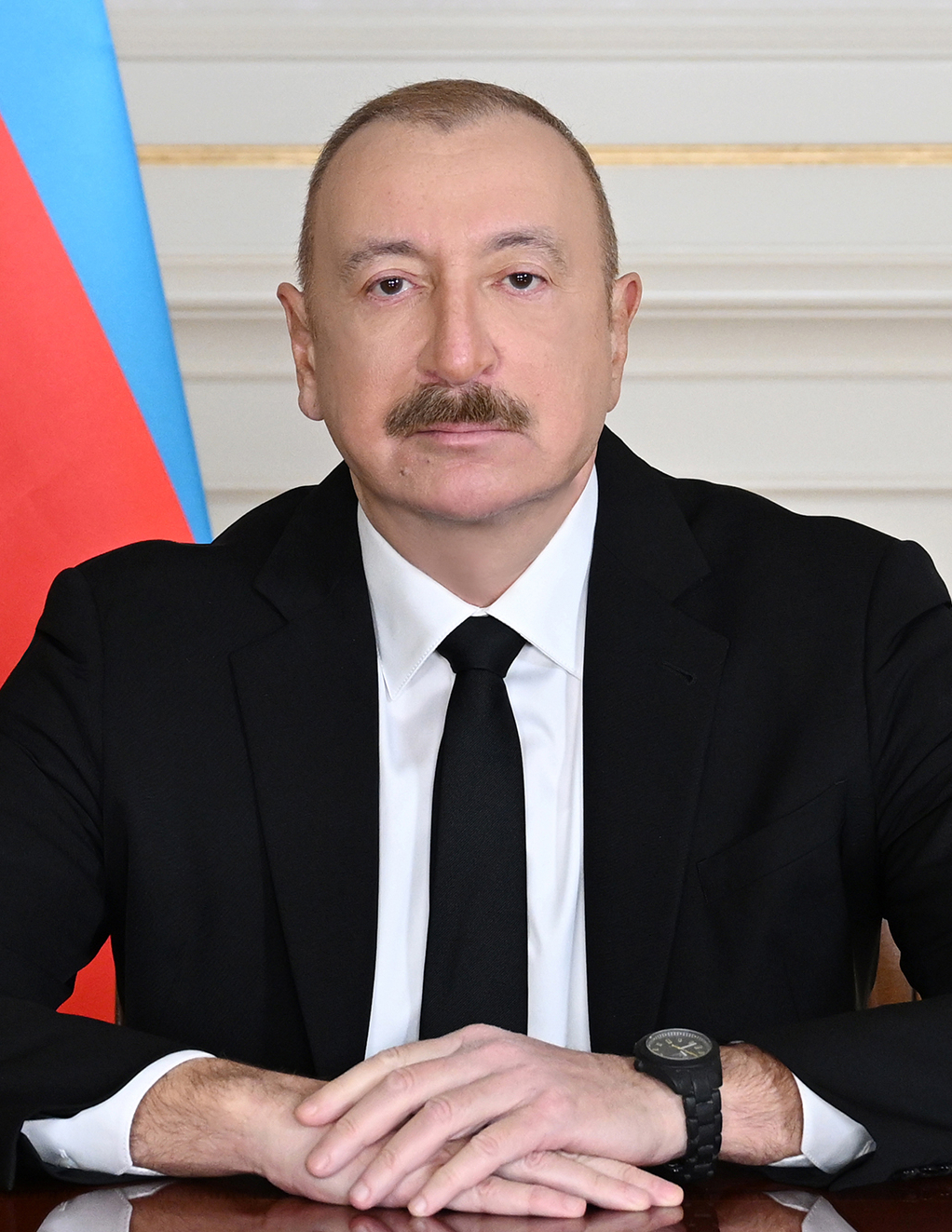 President Ilham Aliyev, who has led Azerbaijan since 2003, when he succeeded his father, Heydar Aliyev. The handover was the first hereditary transfer of power among the post-Soviet states.