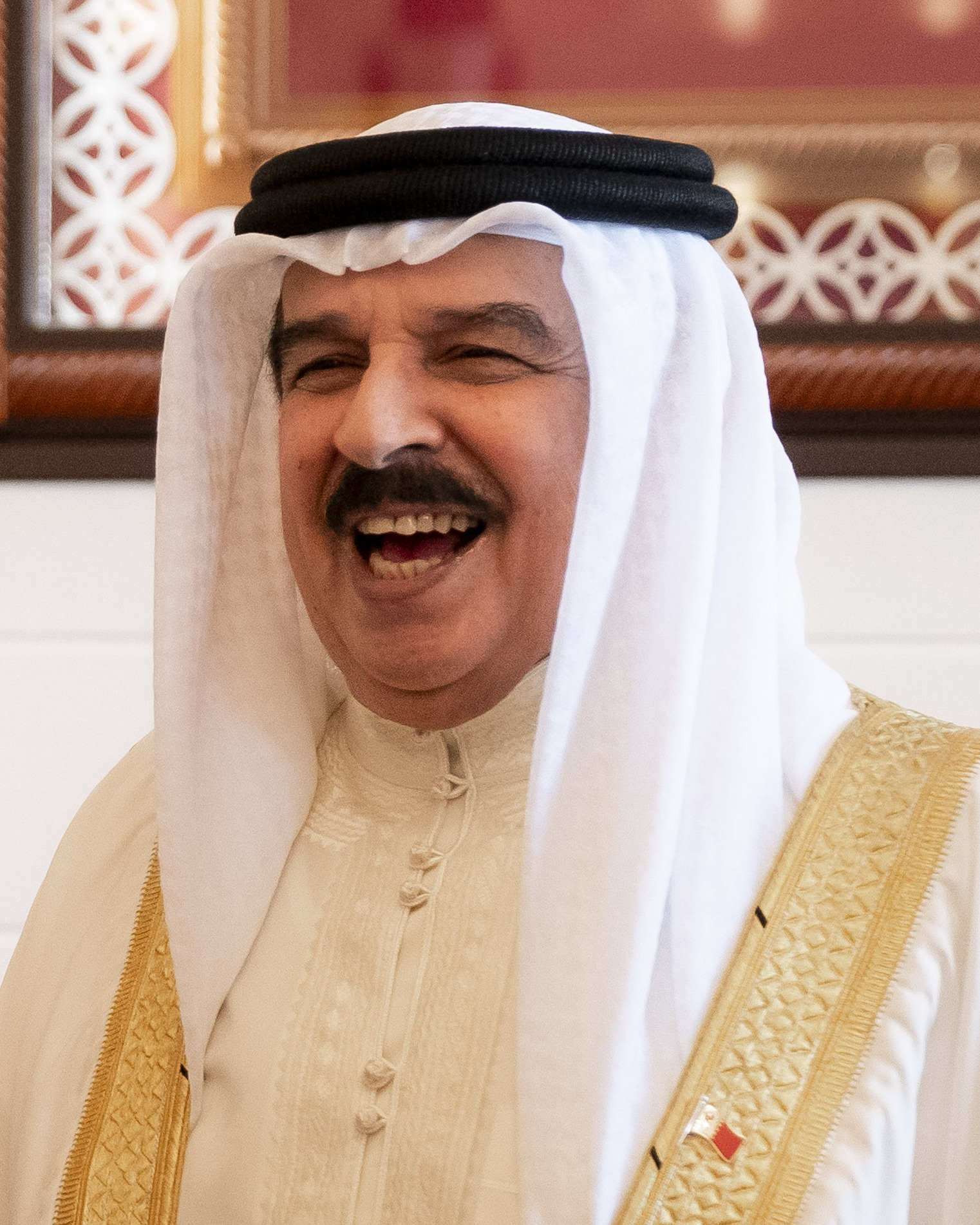 King Hamad bin Isa Al Khalifa, who has ruled Bahrain since 1999 and took the title of king when the country became a kingdom in 2002. The Al Khalifa family has led Bahrain since the late eighteenth century.