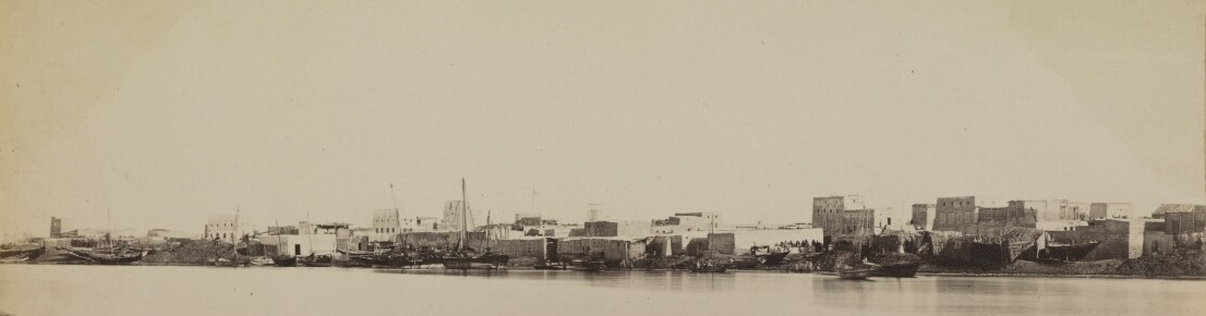 Manama harbour around 1870, when Bahrain was a centre of the Gulf's pearl and trading economy. Credit: Unknown authorUnknown author (Public domain).