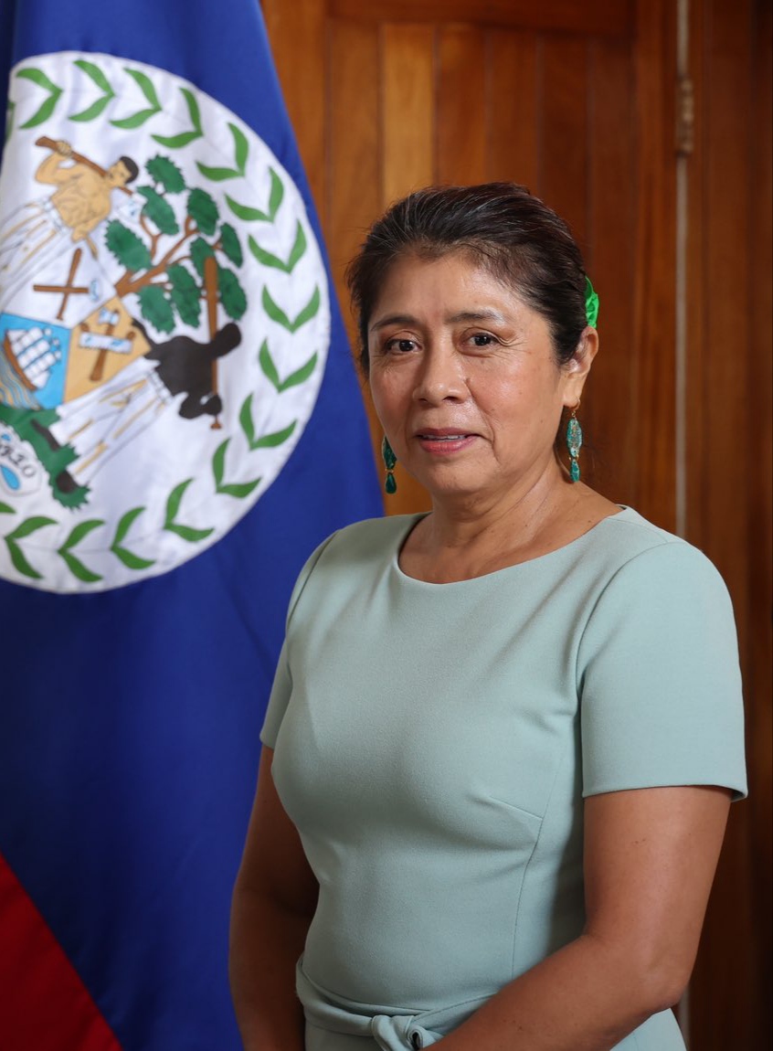 Dame Froyla Tzalam, the governor-general of Belize, who represents the British monarch as head of state. A woman of Maya descent, her appointment was a notable milestone in a nation still formally headed by the crown.