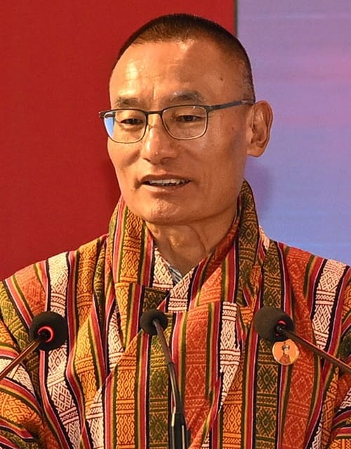 Tshering Tobgay, who became prime minister of Bhutan in 2024 as leader of the People's Democratic Party. Elected governments run the day-to-day affairs of the kingdom alongside the revered monarchy.