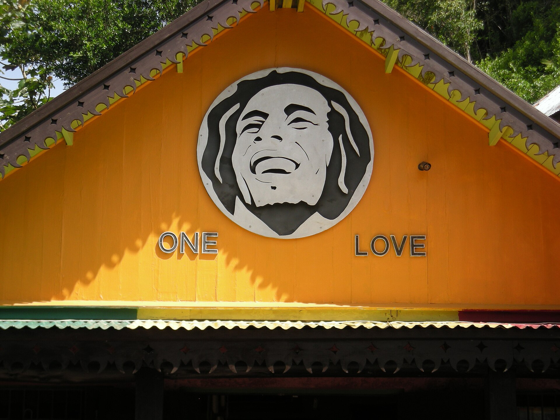 The hillside community of Nine Mile, Jamaica, where Marley grew up.