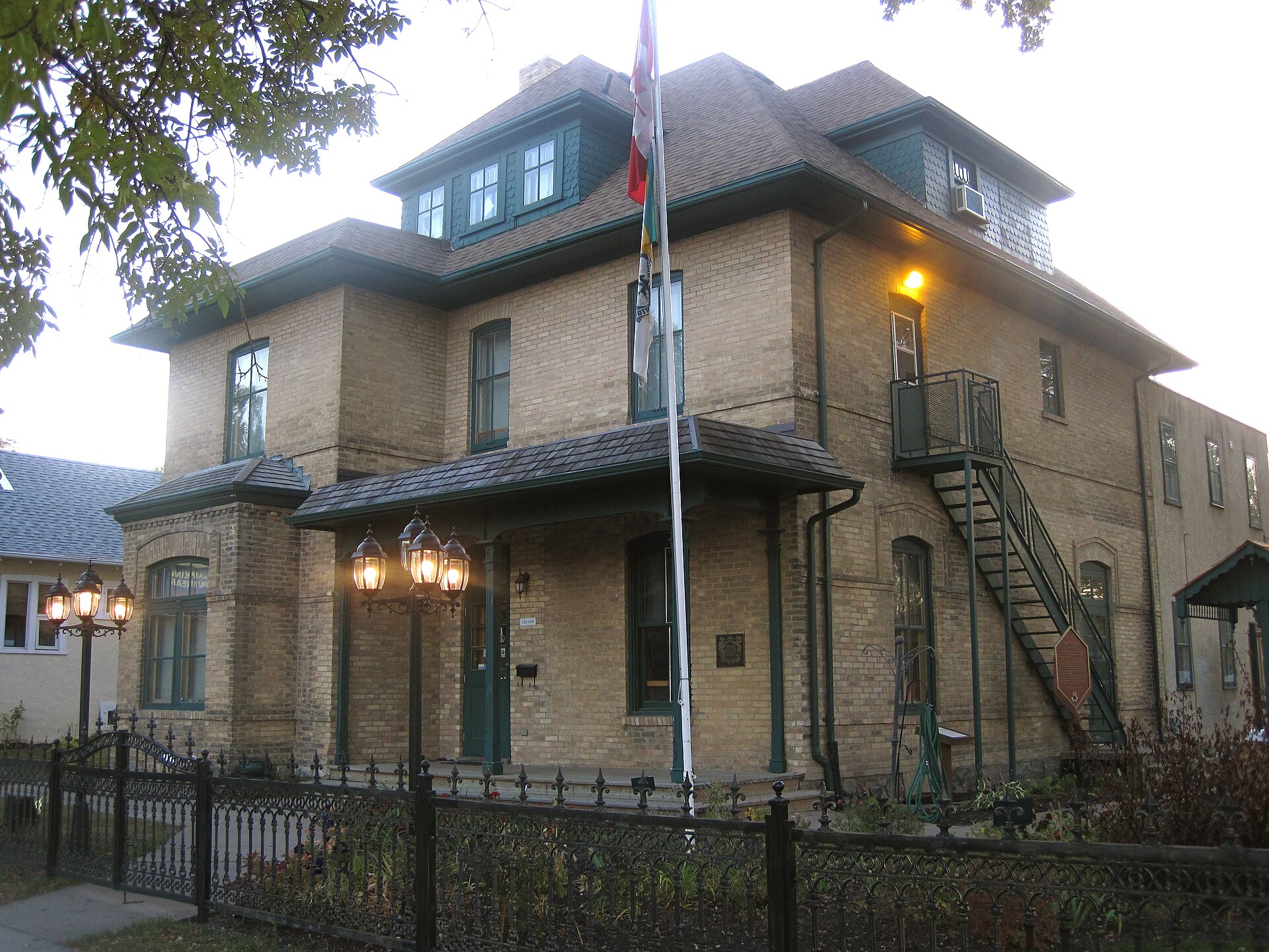 Daly House Museum, the restored 1882 home of Thomas Mayne Daly, Brandon's first mayor. It preserves the story of the city's earliest days as a railway boomtown.