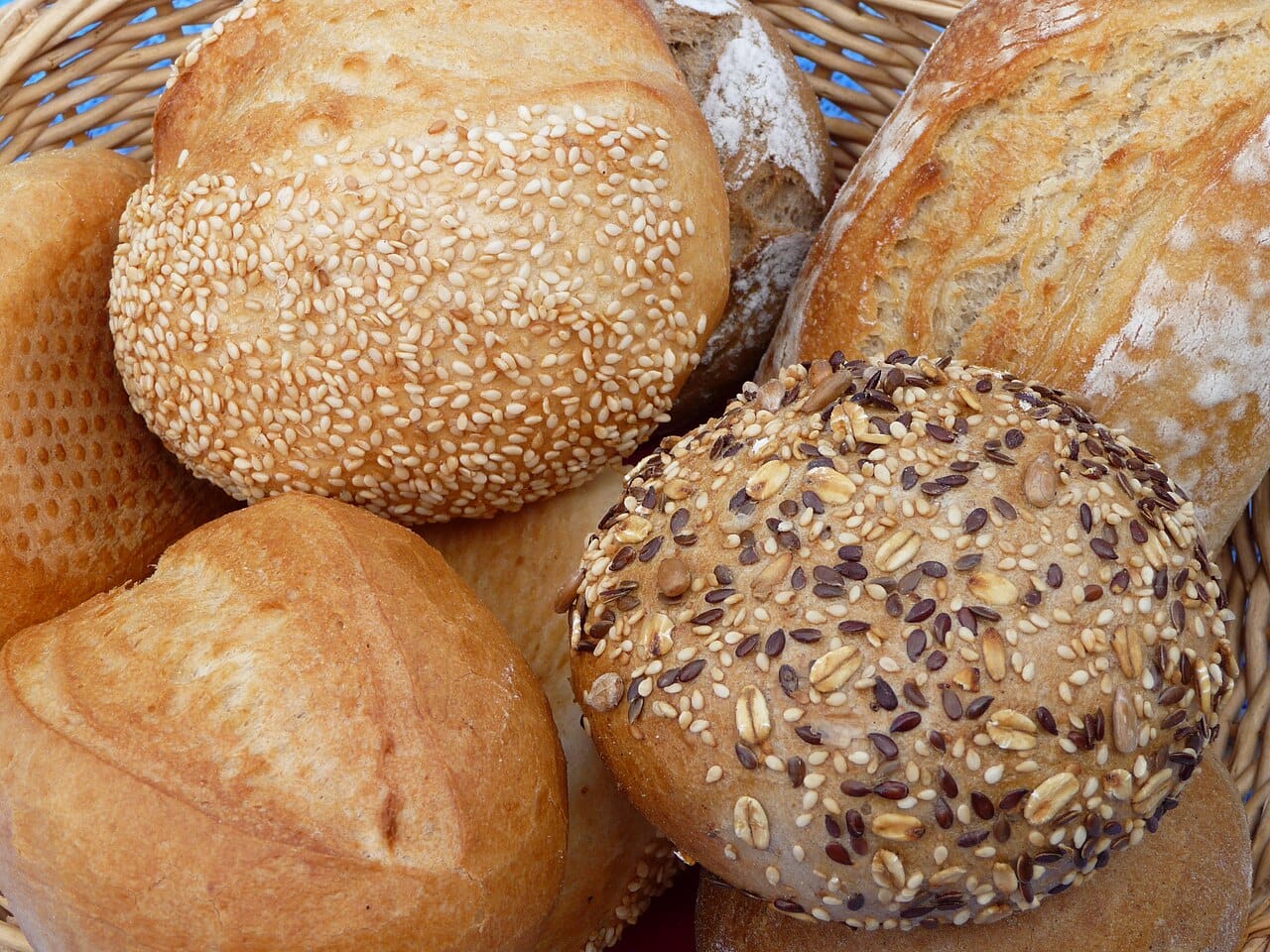 Rolls and loaves. The raised wheat loaf is one of many forms, and flatbreads are older and more widespread.