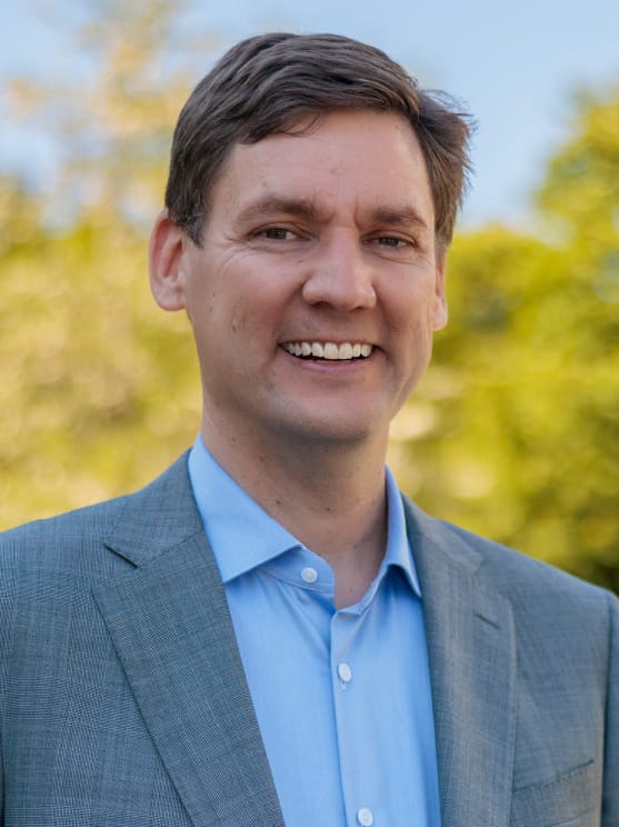 David Eby, premier of British Columbia since 2022 and leader of the New Democratic Party, which won re-election in 2024. The premier leads the government in Victoria.