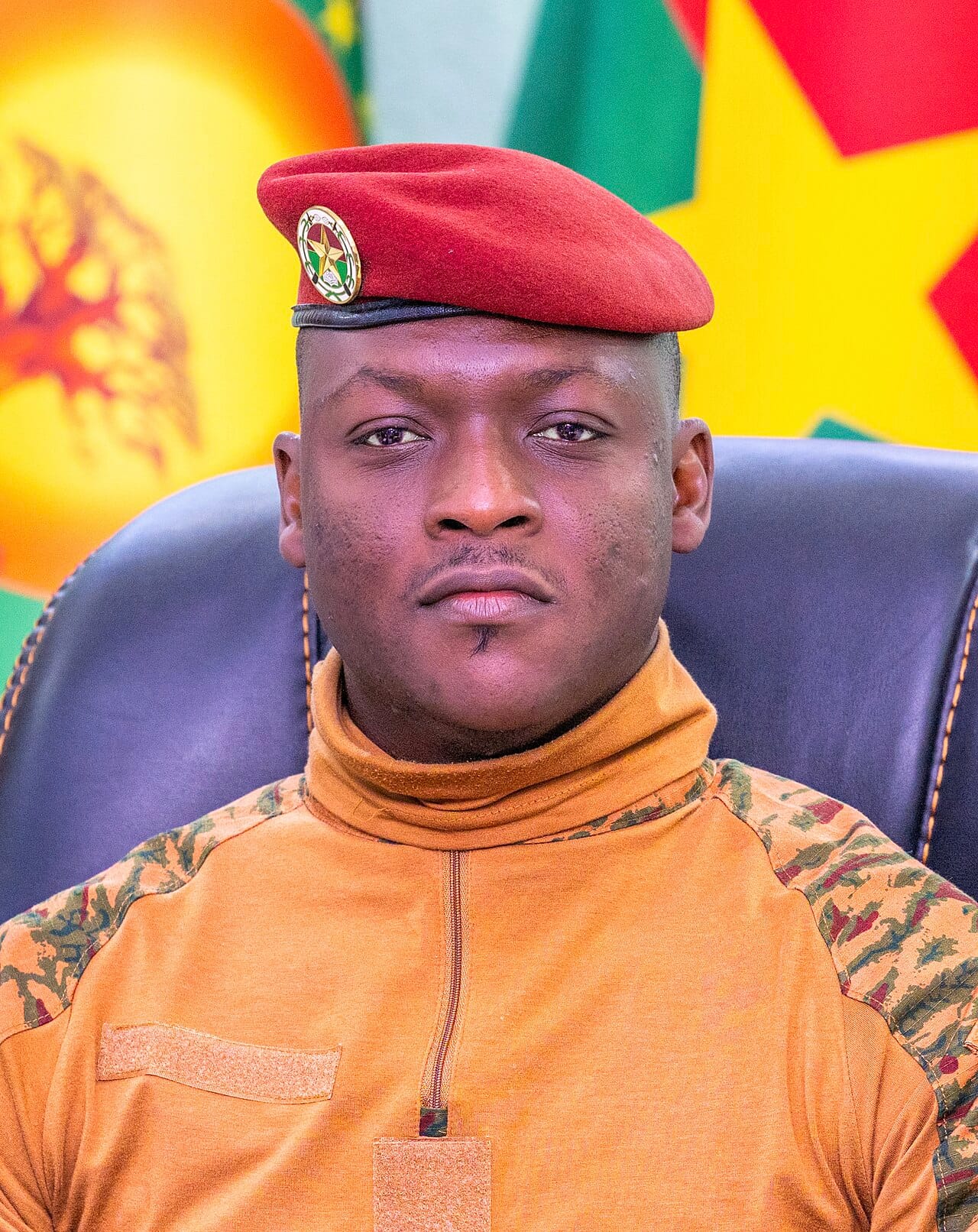 Captain Ibrahim Traore, who seized power in the second of two coups in 2022 to become one of the world's youngest leaders. Styling himself on Thomas Sankara, he has broken with France, turned to Russia, and become a pan-Africanist icon.