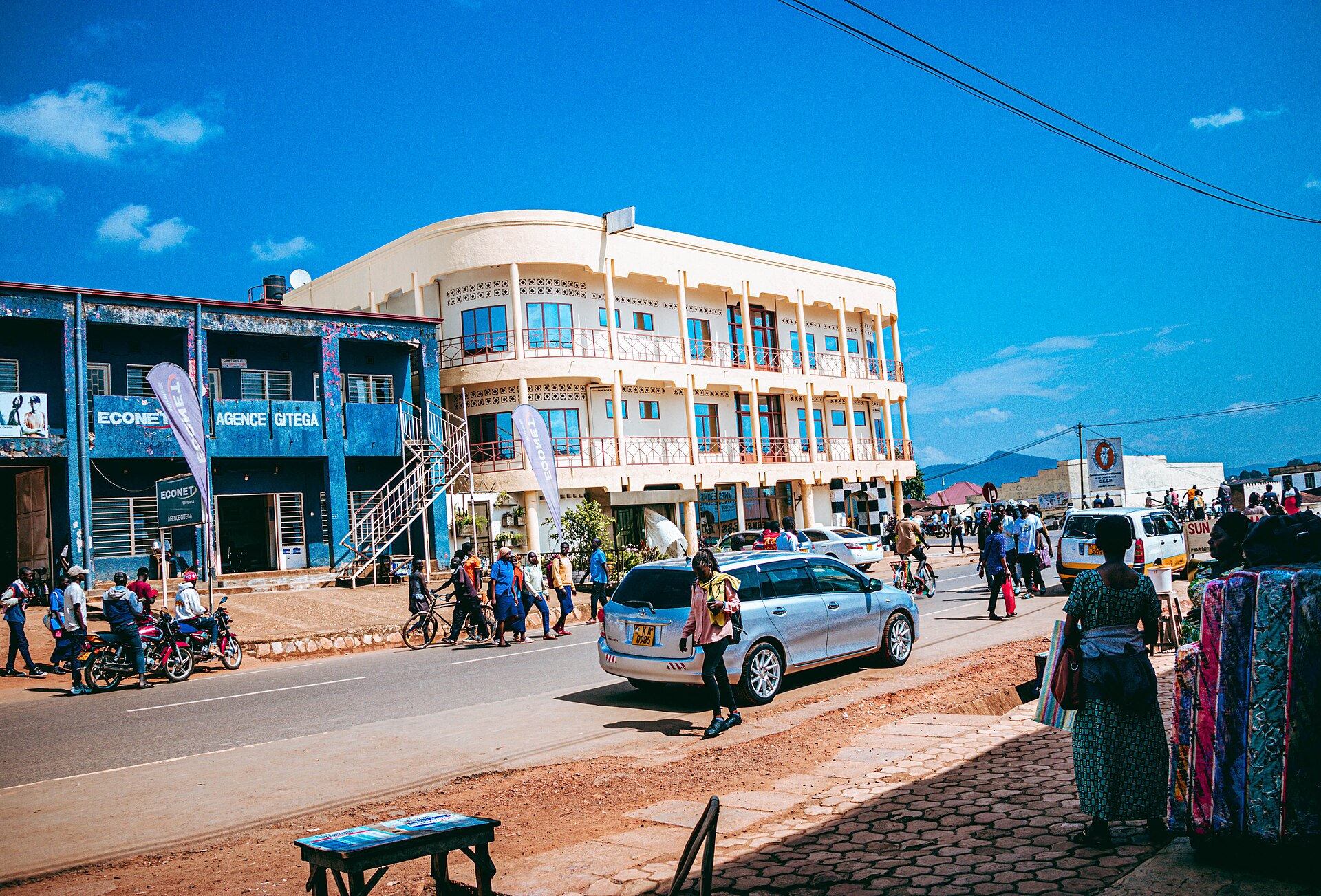 Gitega, which became the political capital of Burundi in 2019, in the highlands of the interior. Credit: Edouard mhg (CC0).