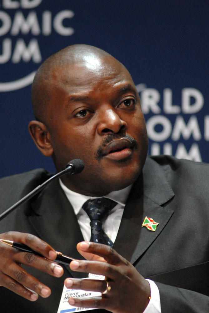 Pierre Nkurunziza, president from 2005 to 2020. His decision to seek a third term in 2015 set off the gravest crisis since the war, one that divided the political class rather than the communities.