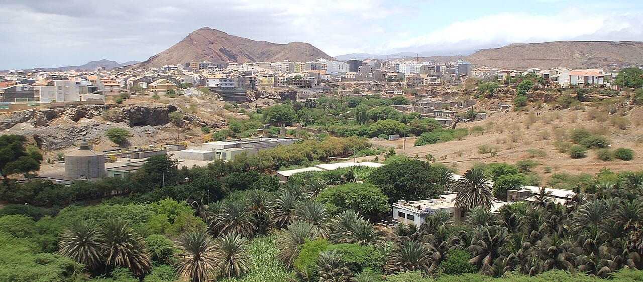 Praia, the capital and largest city of Cabo Verde, on the main island of Santiago. It is the hub of one of Africa's most stable democracies, a small Atlantic nation whose people are as numerous abroad as at home.