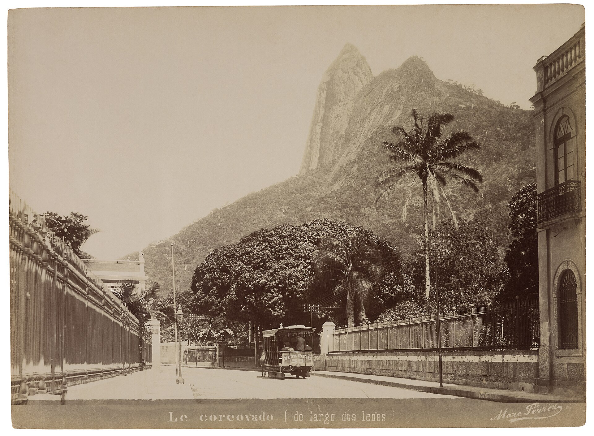 Mount Corcovado before the statue was built, the peak that would become one of the world's most famous viewpoints. Credit: Marc Ferrez (Public domain).
