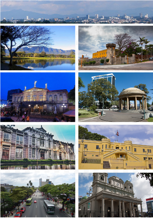 San Jose, the capital and largest city of Costa Rica, set in the temperate Central Valley where most of the population lives. The heart of one of Latin America's most stable and prosperous nations.