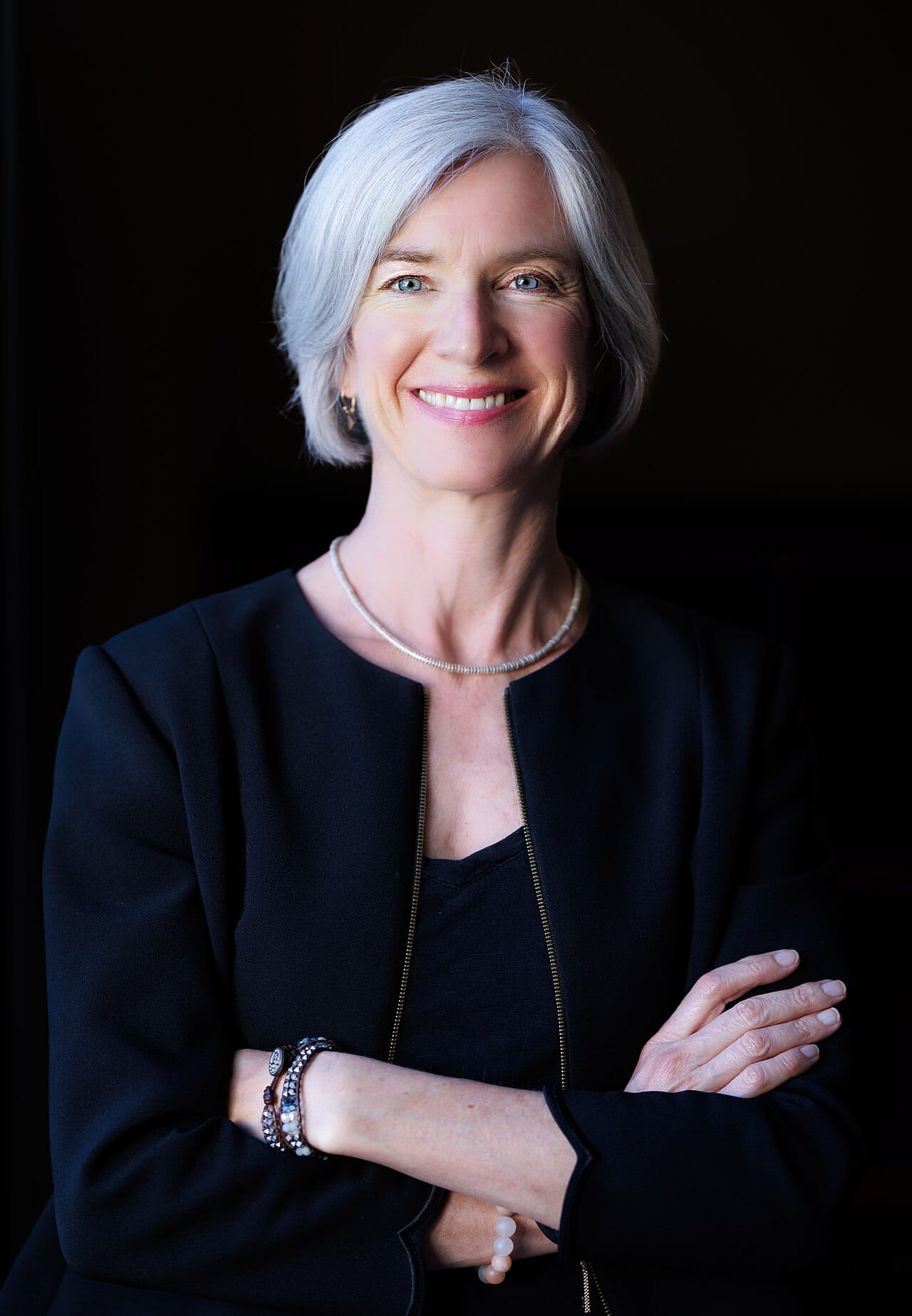 Jennifer Doudna, who with Emmanuelle Charpentier showed in 2012 that the bacterial system could be reprogrammed to cut any chosen sequence, and shared the 2020 Nobel Prize in Chemistry for it.