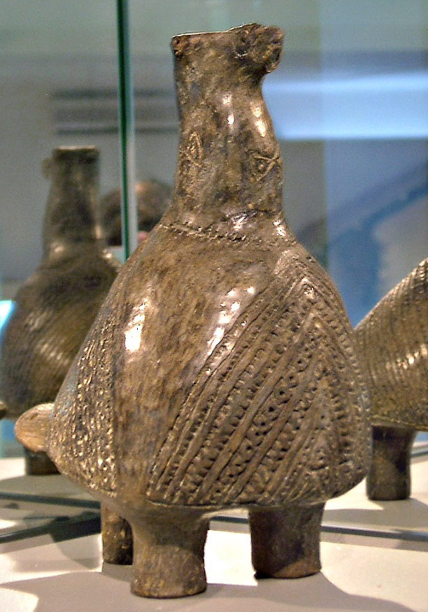 The Vucedol dove, a striking ceramic vessel from a prehistoric culture that flourished in the region. Credit: Crucifixion (Public domain).