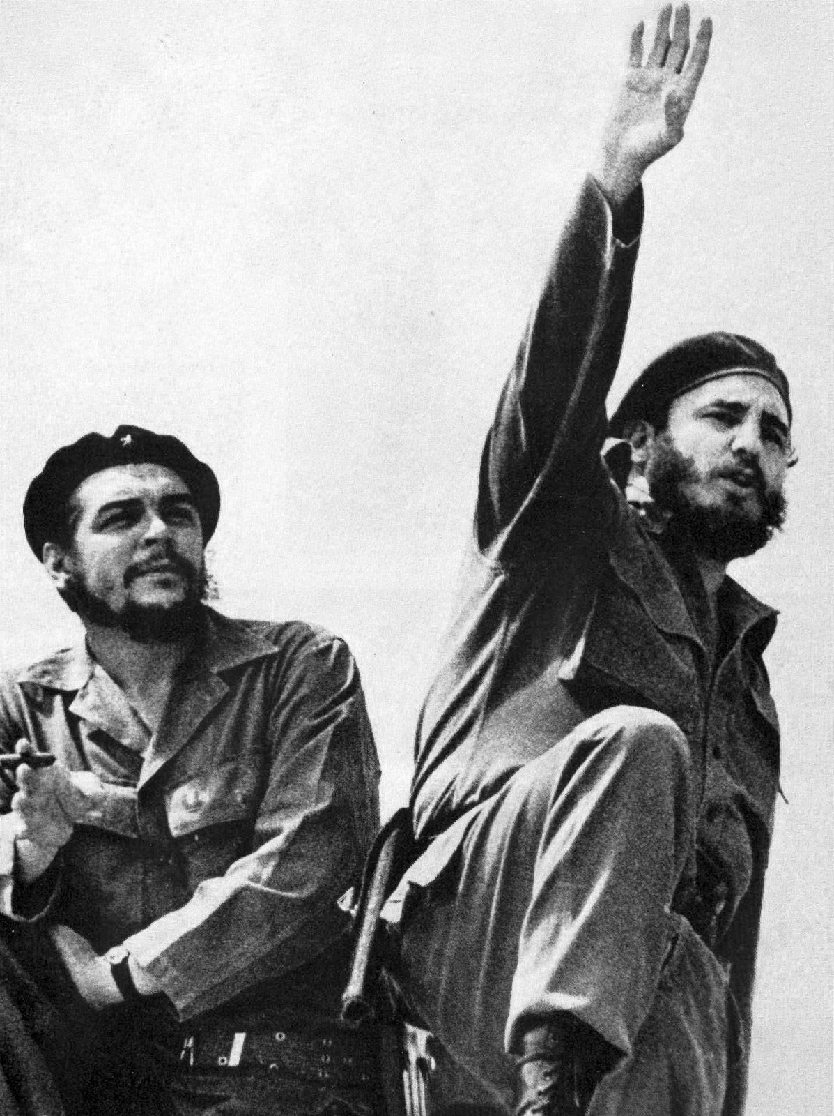 Che Guevara and Fidel Castro, the central figures of the 1959 Cuban Revolution. Credit: Alberto Korda (Public domain).