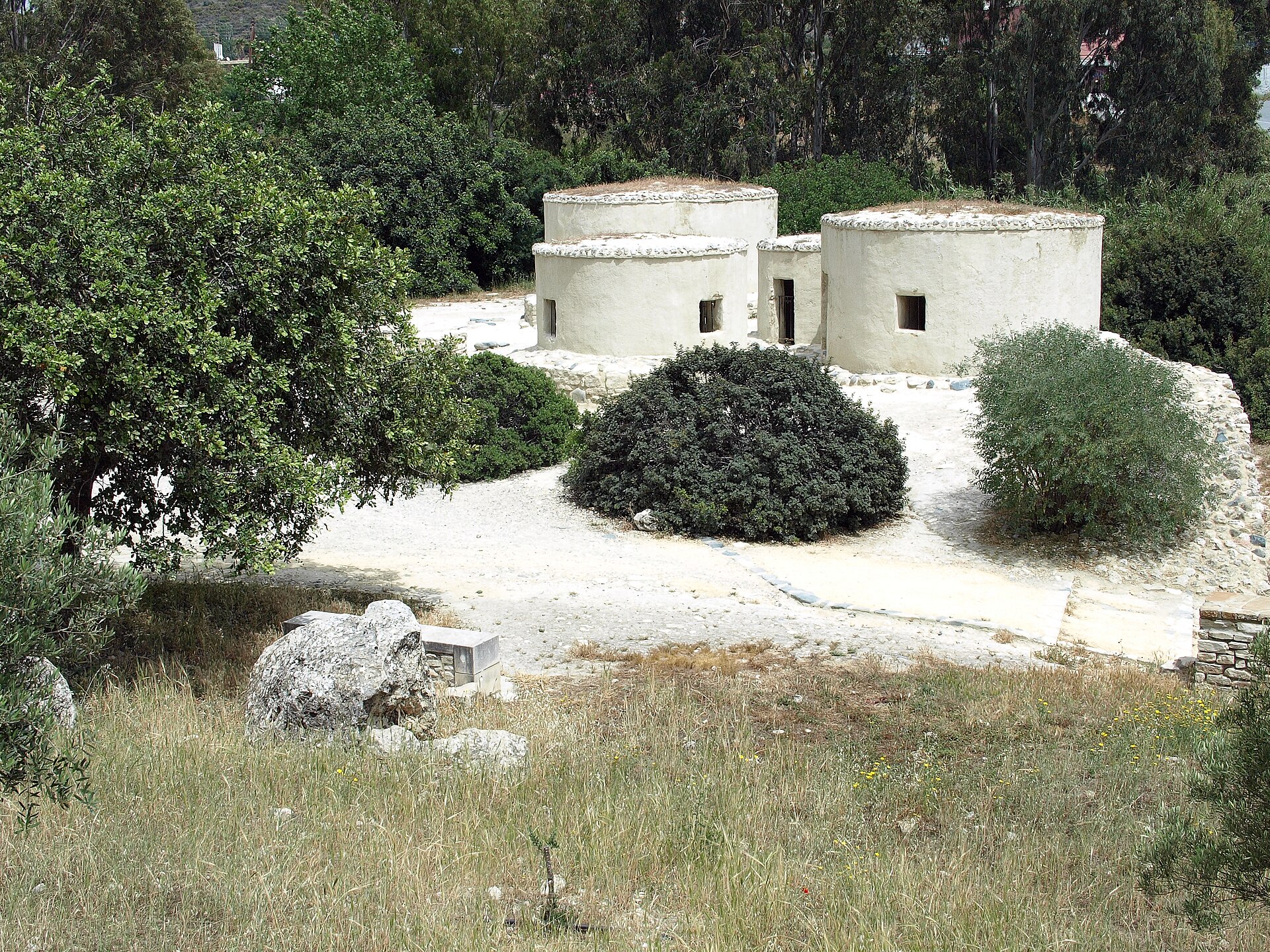 The Neolithic settlement of Khirokitia, evidence of human life on Cyprus going back many thousands of years. Credit: Klaus D. Peter, Wiehl, Germany (CC BY 3.0 de).