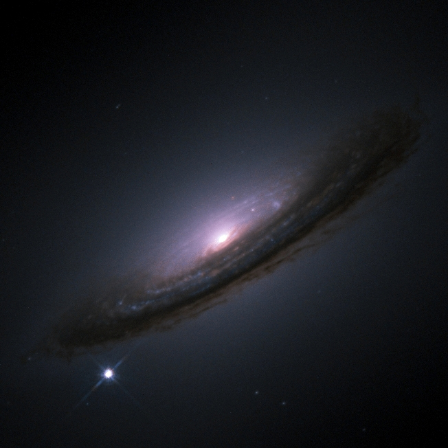 A distant Type Ia supernova, the kind of standard candle used to reveal cosmic acceleration.
