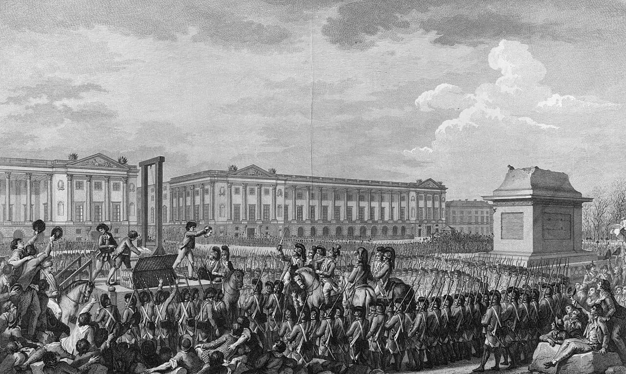An eighteenth-century execution. Public executions were once defended explicitly on deterrent grounds, an argument that lost force as they were moved out of public view without any observed effect on crime.