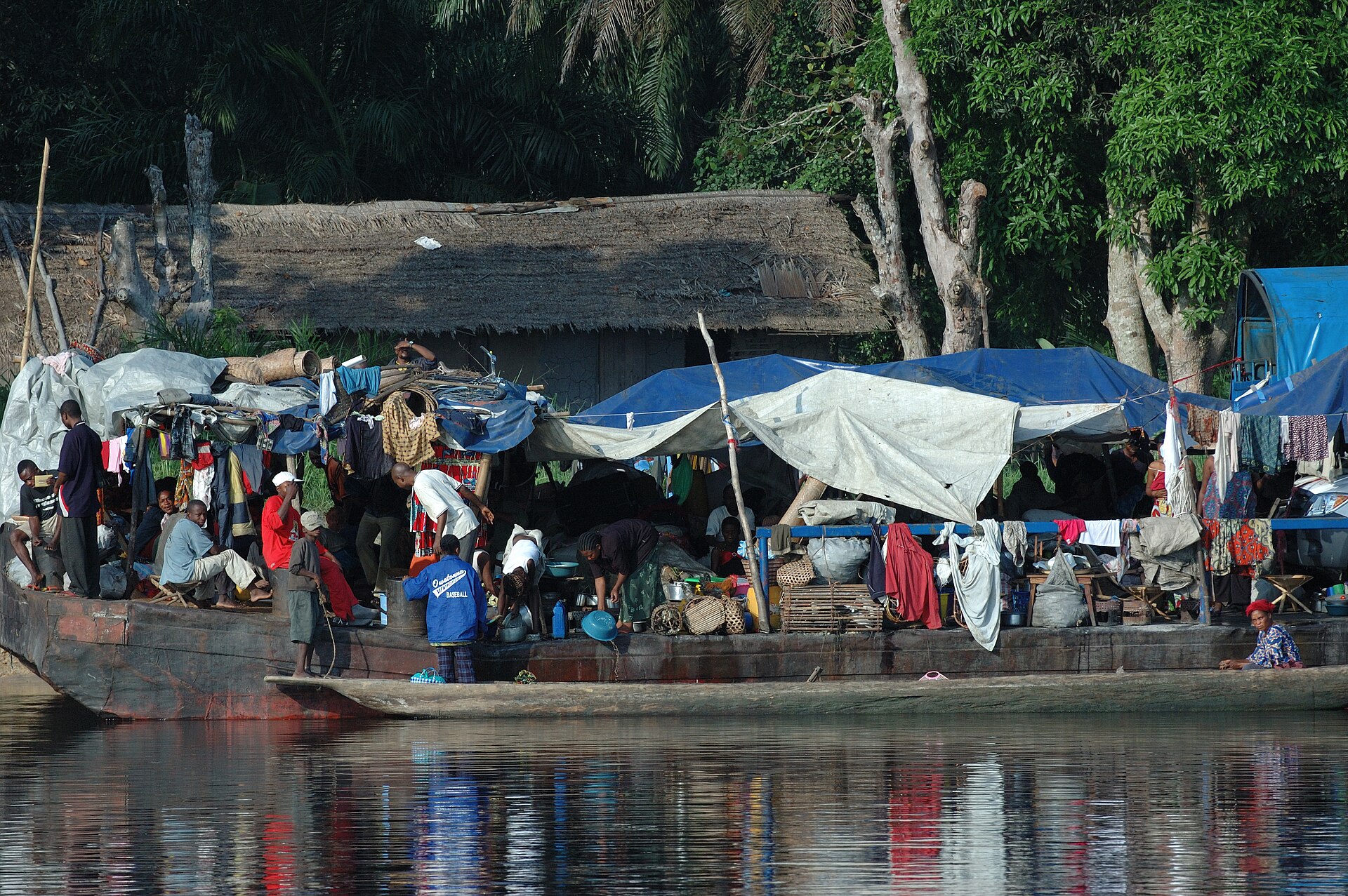 Congolese civilians displaced by fighting in the east. Nearly three decades of war along the eastern borders, driven by the legacy of the Rwandan genocide and the struggle over minerals, have uprooted millions and caused immense suffering.