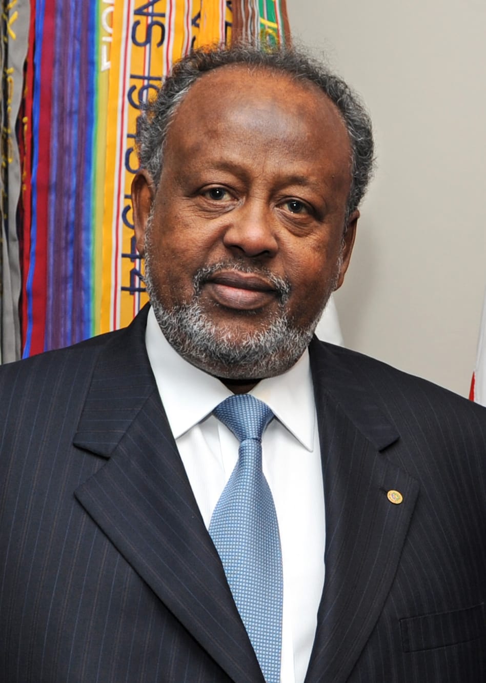 Ismail Omar Guelleh, president since 1999. Term limits were removed in 2010 and the age limit in 2025, and he was returned for a sixth term in April 2026 with an official 97.81 per cent of the vote.