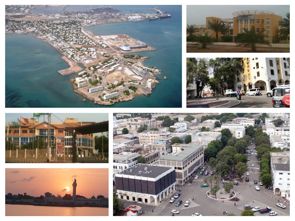 Djibouti City, where close to three quarters of the country's population lives. The capital grew around the deep natural harbour the French developed to capture the trade of the Ethiopian interior.