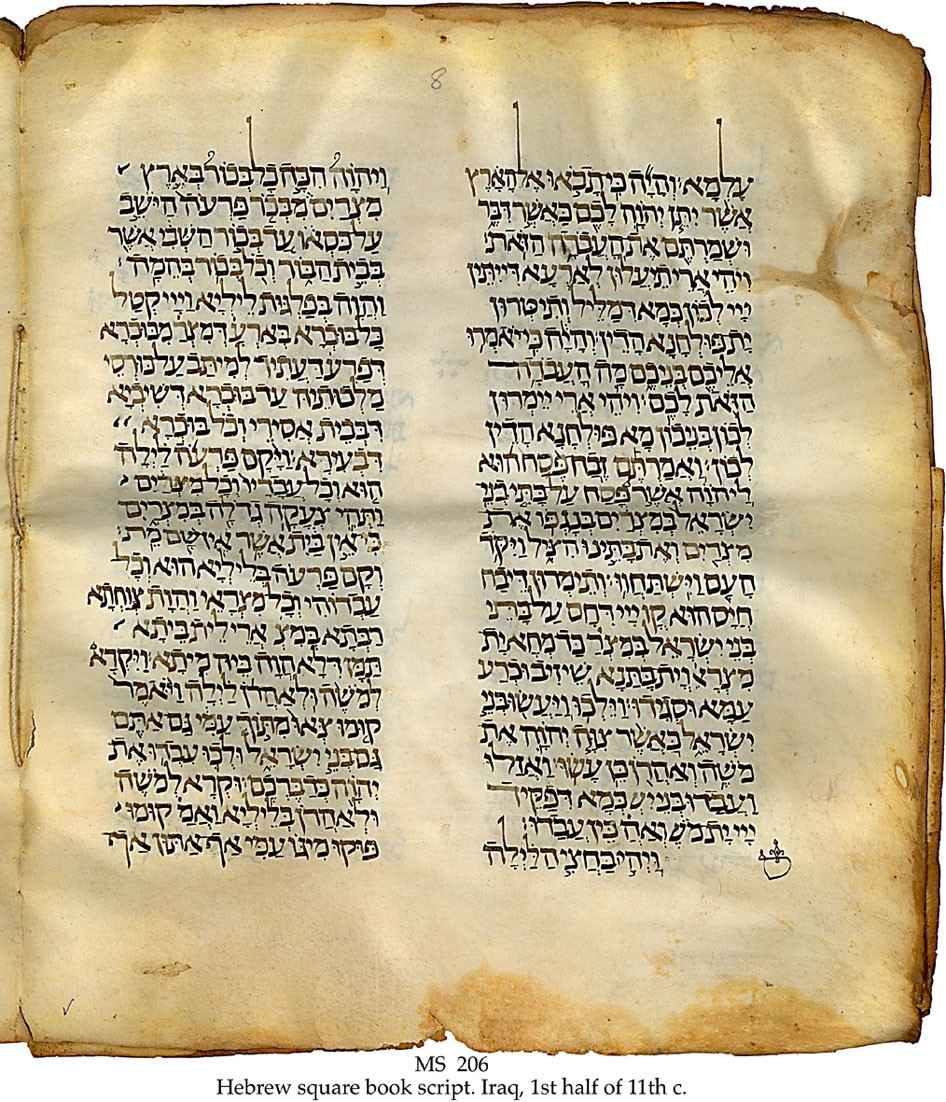 A Targum manuscript, an Aramaic rendering of the Hebrew scriptures. The layered textual history that translation and transmission produced is part of what made the composition question unavoidable.