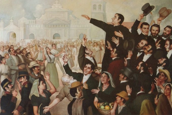A celebration of the first independence movement in San Salvador. El Salvador broke from Spain in 1821, but the coffee republic that followed rested on a stark divide between a tiny landowning elite and an impoverished rural majority.