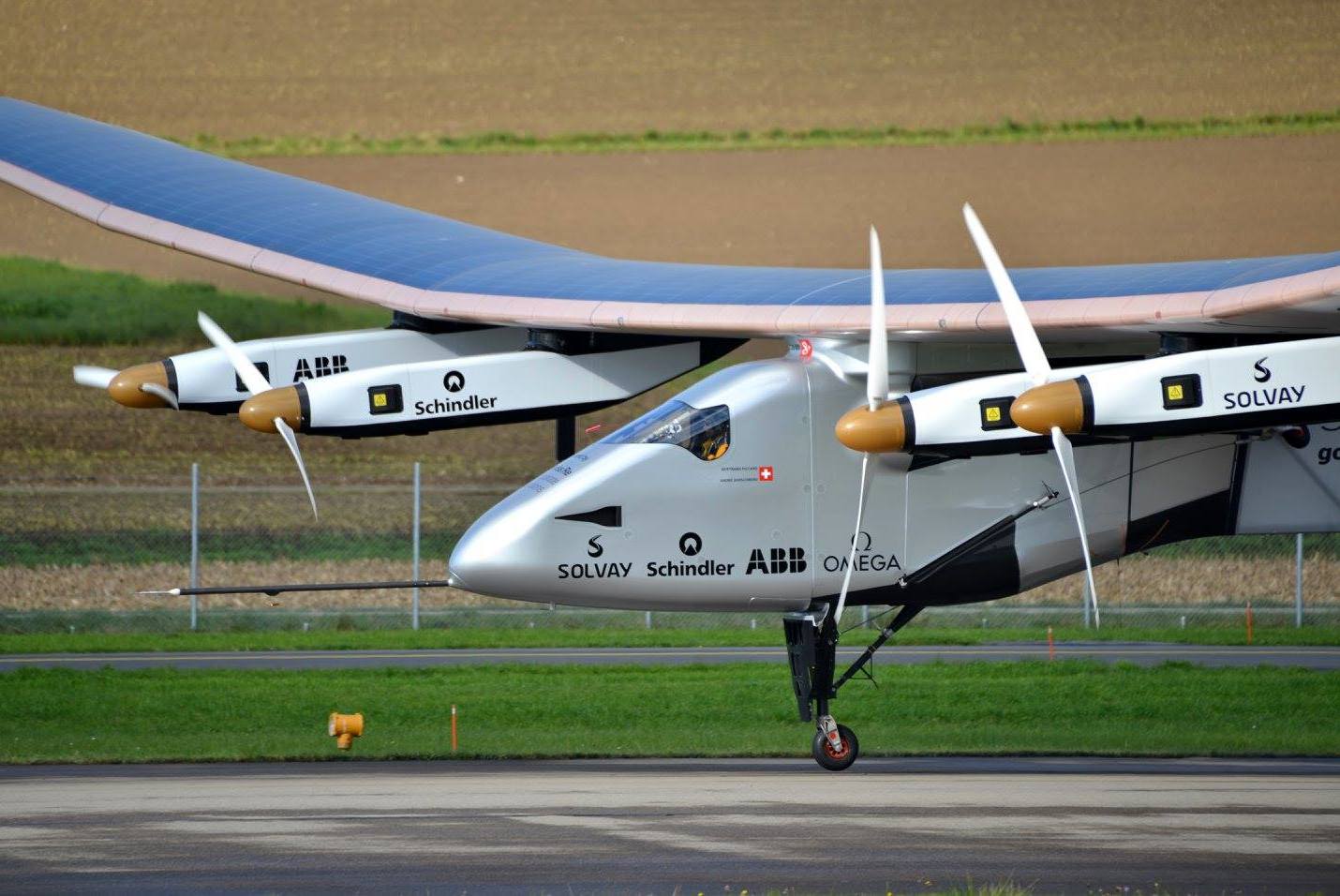 An experimental solar-powered aircraft; electric flight is being explored too.