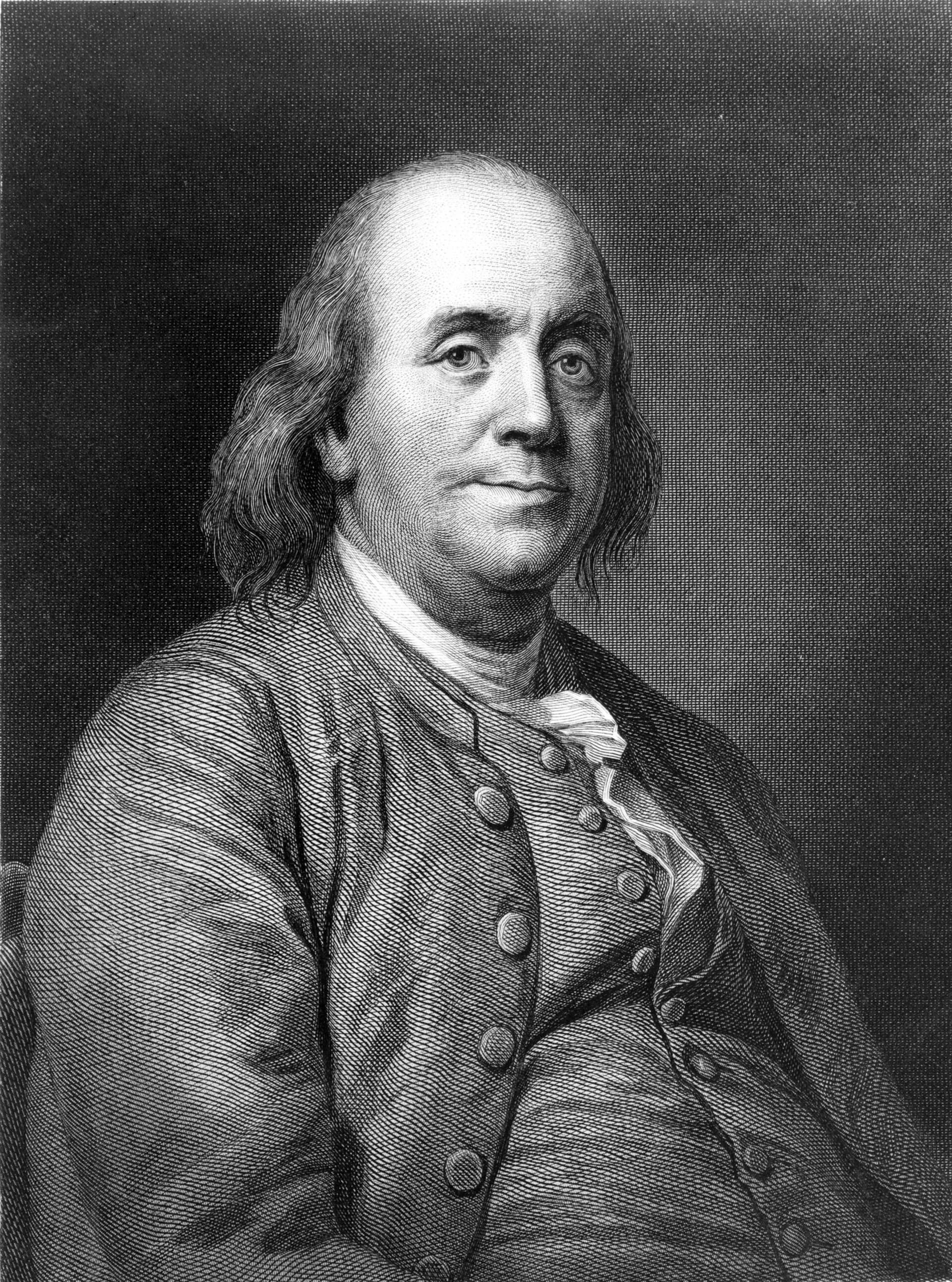 Benjamin Franklin, whose experiments showed that lightning is a form of electricity. Credit: Joseph-Siffred Duplessis / Henry Bryan Hall (Public domain).