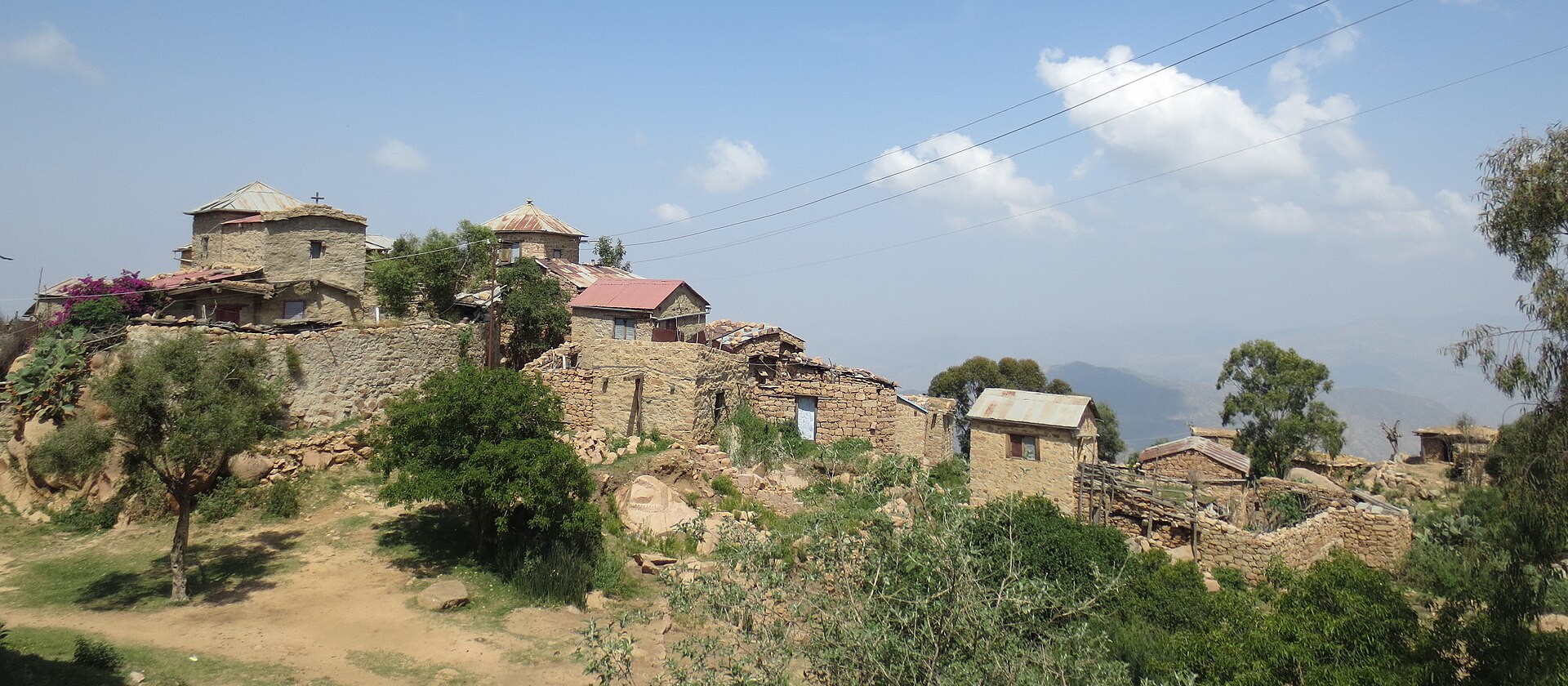 An ancient Christian monastery in the Eritrean highlands, a sign of the country's early adoption of Christianity. Credit: Grullab (CC BY-SA 4.0).