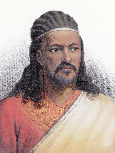 Emperor Tewodros II, a nineteenth-century ruler who sought to reunify and modernise Ethiopia. Credit: Uncredited derivative work: Vob08 (talk) (Public domain).