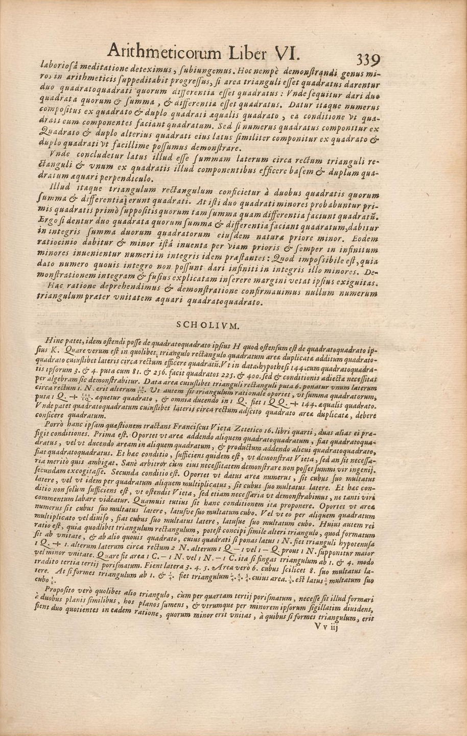 Fermat's method of infinite descent, applied to the case of the fourth power.