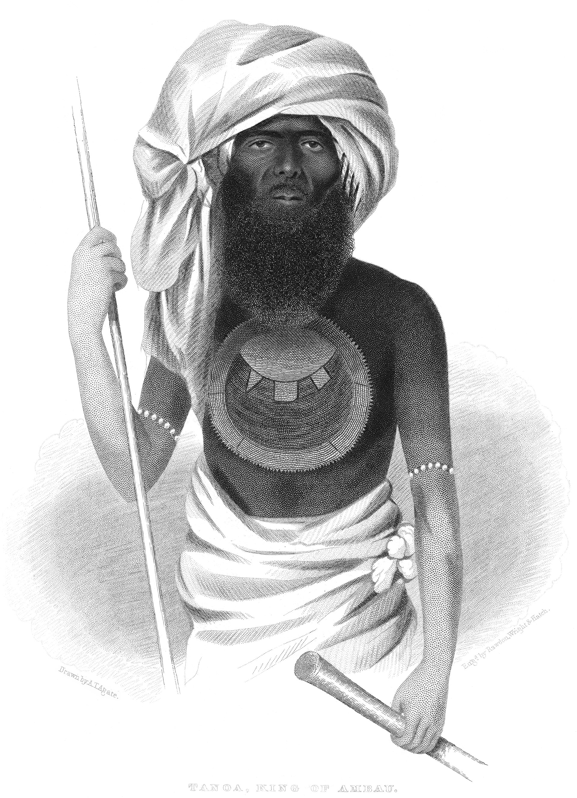 Ratu Tanoa Visawaqa, a powerful Fijian chief of the early nineteenth century and father of Cakobau. His line rose to dominate the islands in the turbulent decades before the cession to Britain.