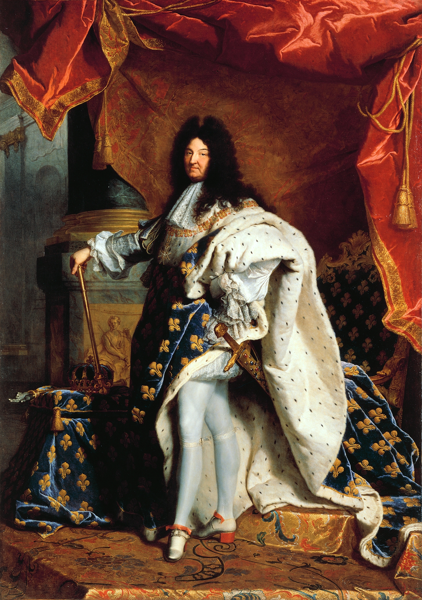 Louis XIV, the Sun King (reigned 1643 to 1715). In a reign of more than seventy years he gathered all power into the crown and built the palace of Versailles, making France the dominant state of seventeenth-century Europe.
