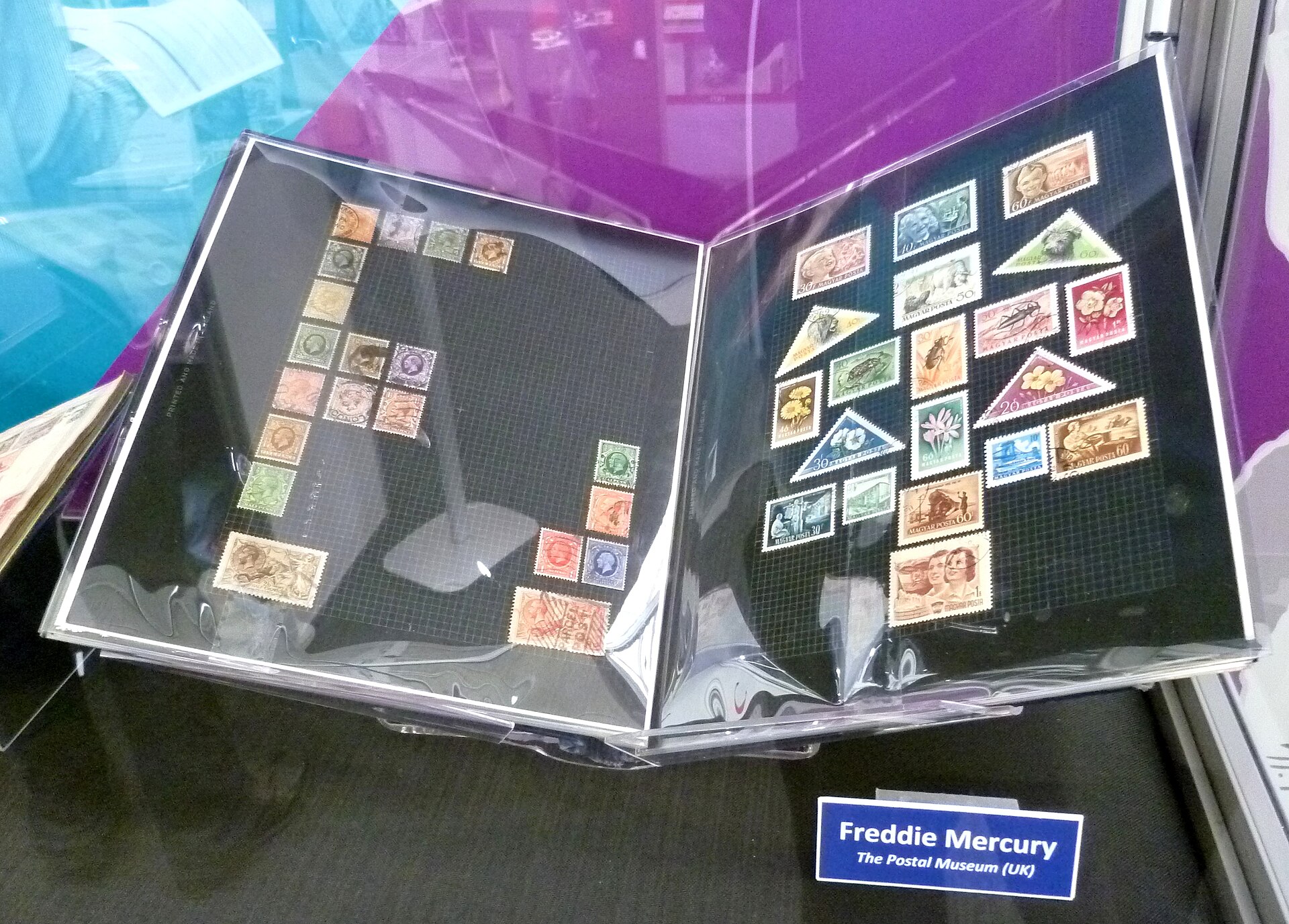 Freddie Mercury was a keen stamp collector, one of his lesser known passions.
