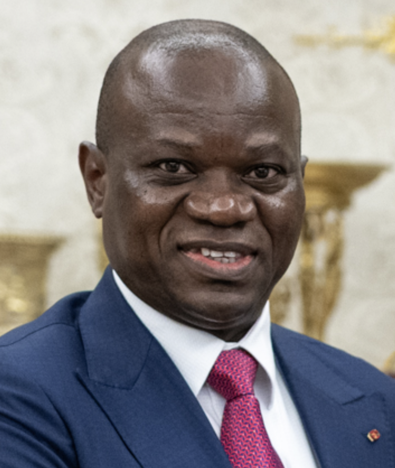 General Brice Oligui Nguema, who led the 2023 coup that ended 56 years of Bongo family rule and then won the 2025 presidential election. A relative of the ousted president, he promises reform, though critics question how deep the change runs.