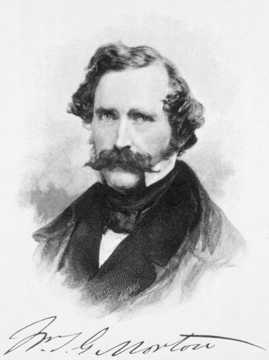 William Morton, who administered the ether at the 1846 demonstration and then attempted to patent the agent under a disguised name, which cost him the credit he sought.