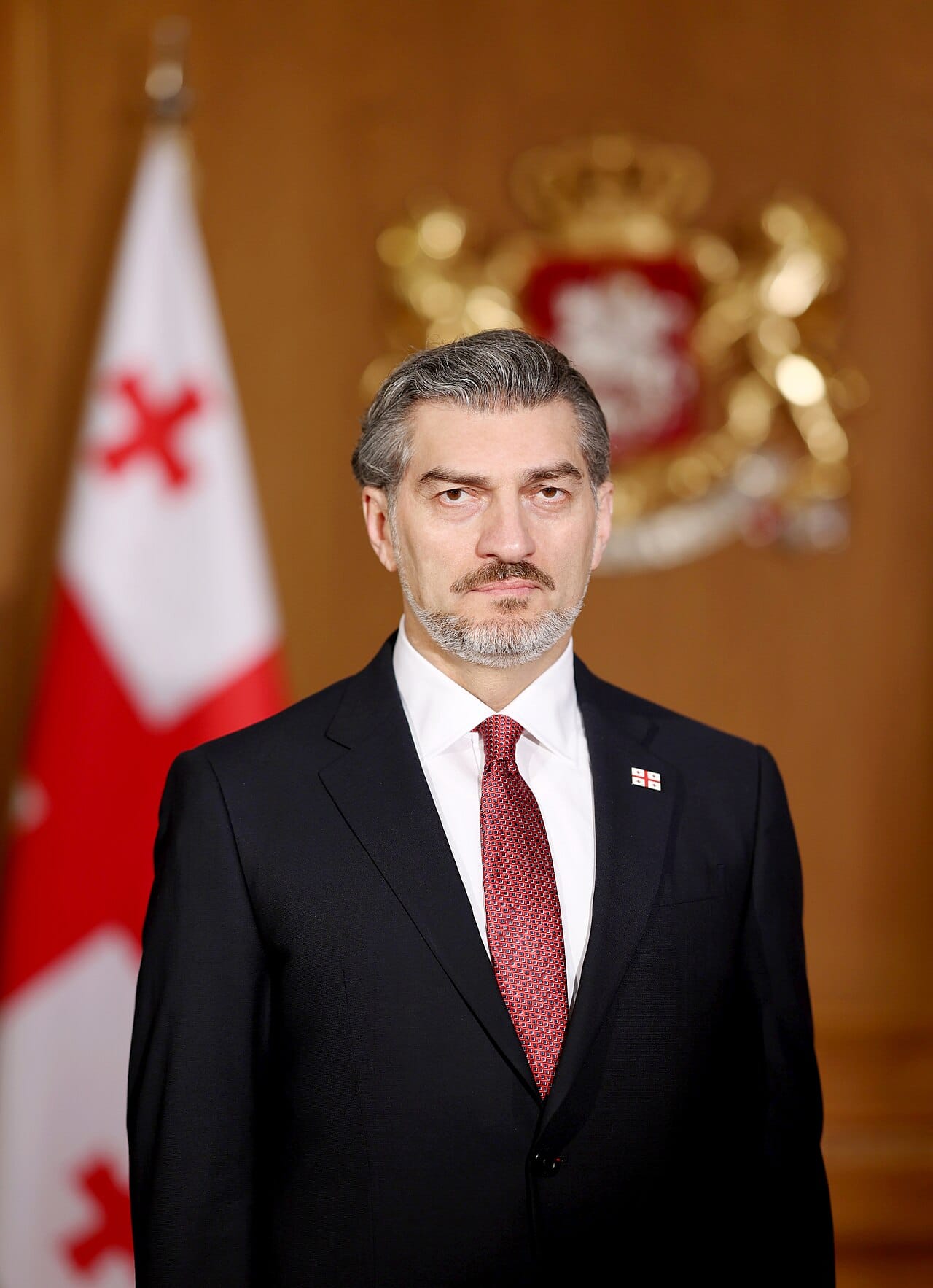 Mikheil Kavelashvili, a former professional footballer who was declared president of Georgia in December 2024. His election by an electoral college was rejected as illegitimate by the opposition and by the European Parliament, deepening the country's political crisis.