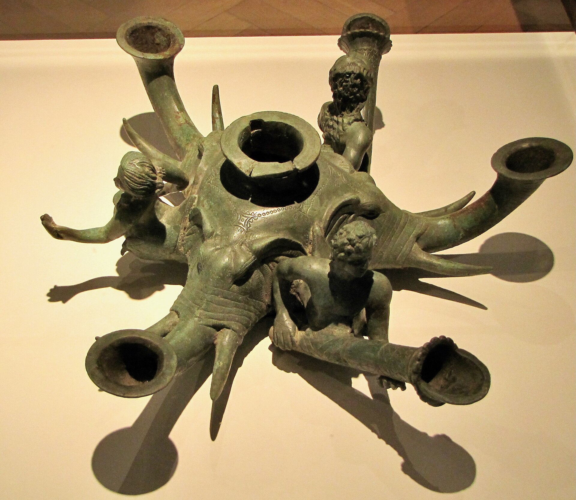An ancient bronze lamp from Vani in Colchis, the western Georgian land linked in legend to the Golden Fleece. Credit: Jonathan Cardy (CC BY-SA 3.0).